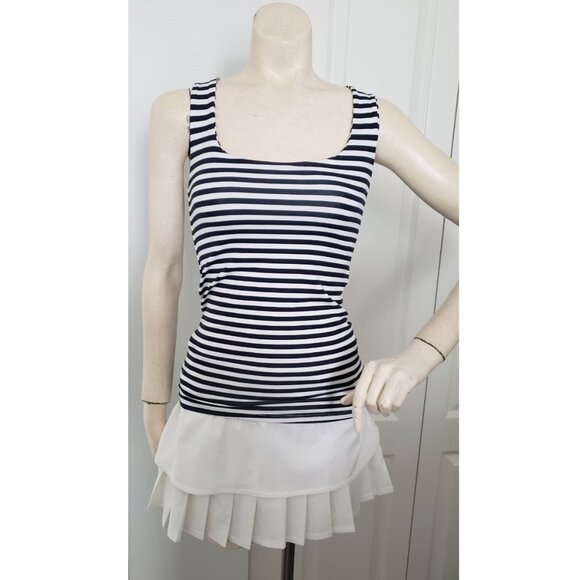 BNWOT Calvin Klein white pleated skort tennis skirt w shorts underneath SMALL - Picture 6 of 15